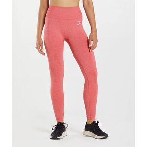 GYMSHARK Women’s Chili Red Seamless Vital Legging Size Medium